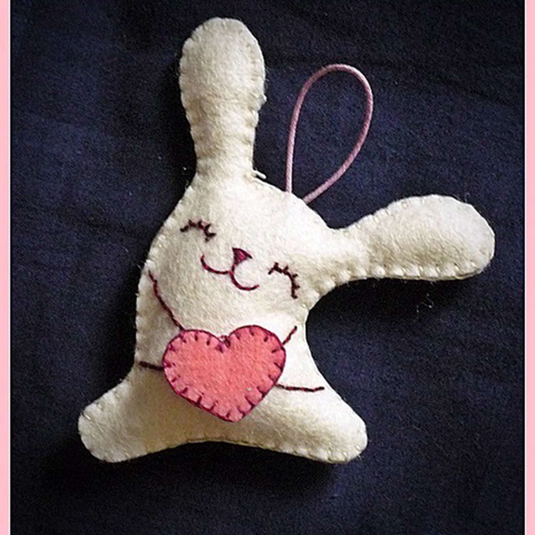 Szíves nyuszi -  - Meska.hu