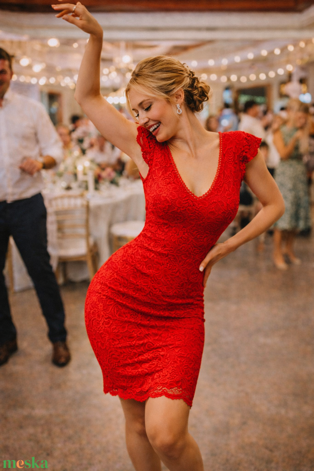 Csipke menyecskeruha - esküvő - ruha - menyecske ruha - Meska.hu