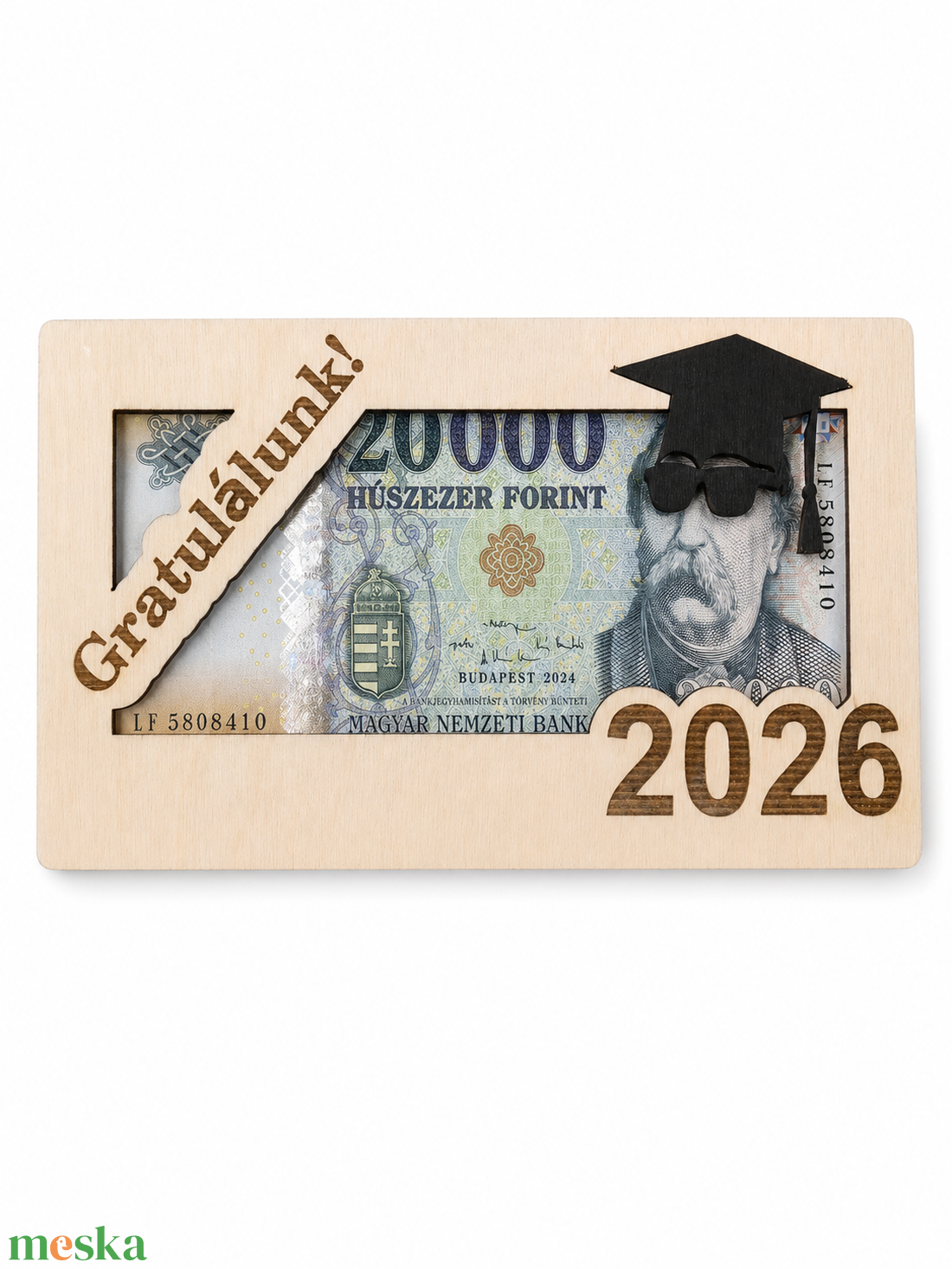 Vicces Ballagási Pénzátadó  20ezer Ft-hoz - otthon & életmód - papír, írószer - ajándékozás kellékei - pénzátadó doboz - Meska.hu