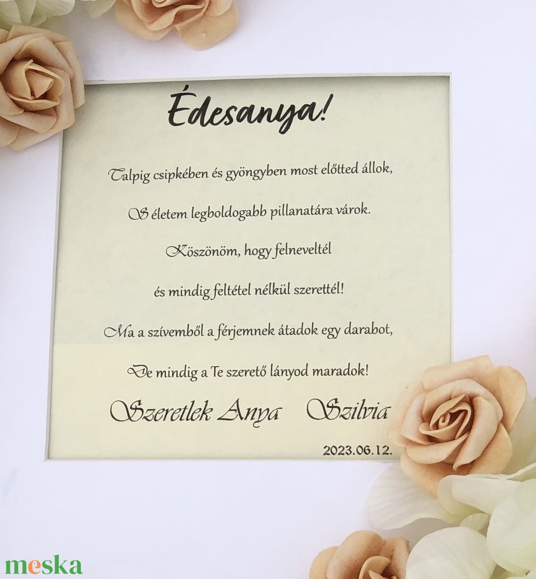 Szülőköszöntő bézsegyedi idézettel - esküvő - emlék & ajándék - szülőköszöntő ajándék - Meska.hu Szülőköszöntő bézsegyedi idézettel - esküvő - emlék & ajándék - szülőköszöntő ajándék - Meska.hu