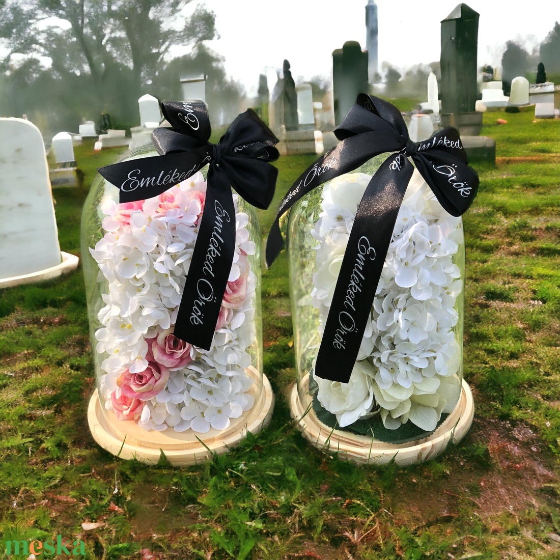 Halottak napi óriás emlékbúra - otthon & életmód - vallás - temetkezési tárgy - Meska.hu