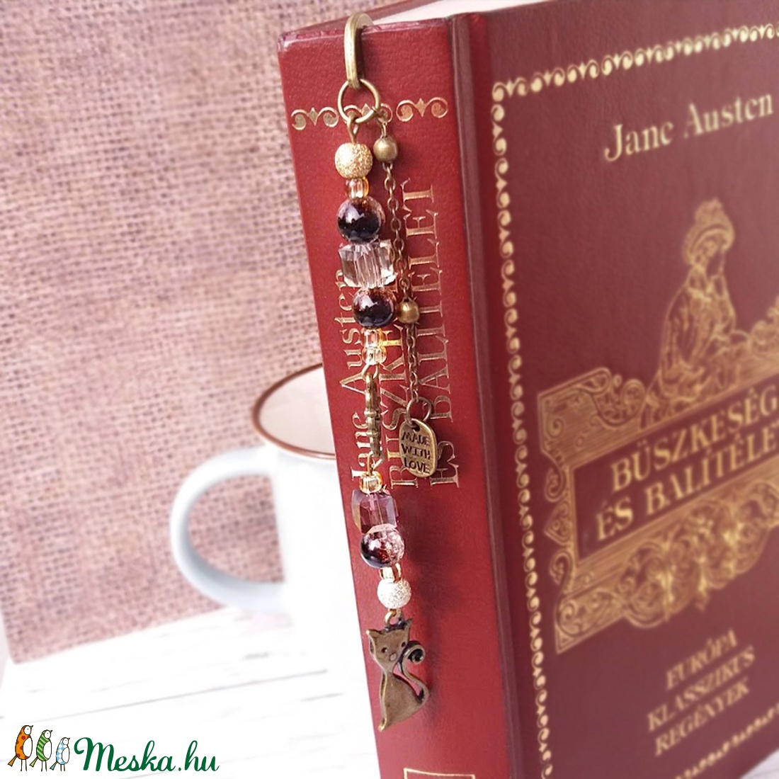 KönyvÉkszer CICA - elegáns könyvjelző - otthon & életmód - papír, írószer - Meska.hu KönyvÉkszer CICA - elegáns könyvjelző - otthon & életmód - papír, írószer - Meska.hu