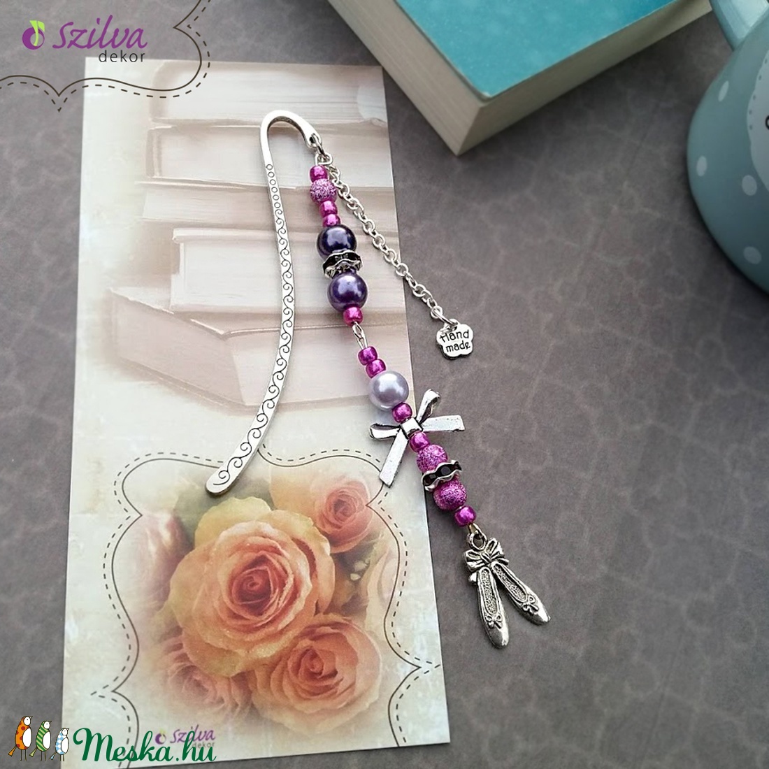 KönyvÉkszer BALERINA - elegáns könyvjelző - könyv & zene - könyvjelző - Meska.hu KönyvÉkszer BALERINA - elegáns könyvjelző - könyv & zene - könyvjelző - Meska.hu