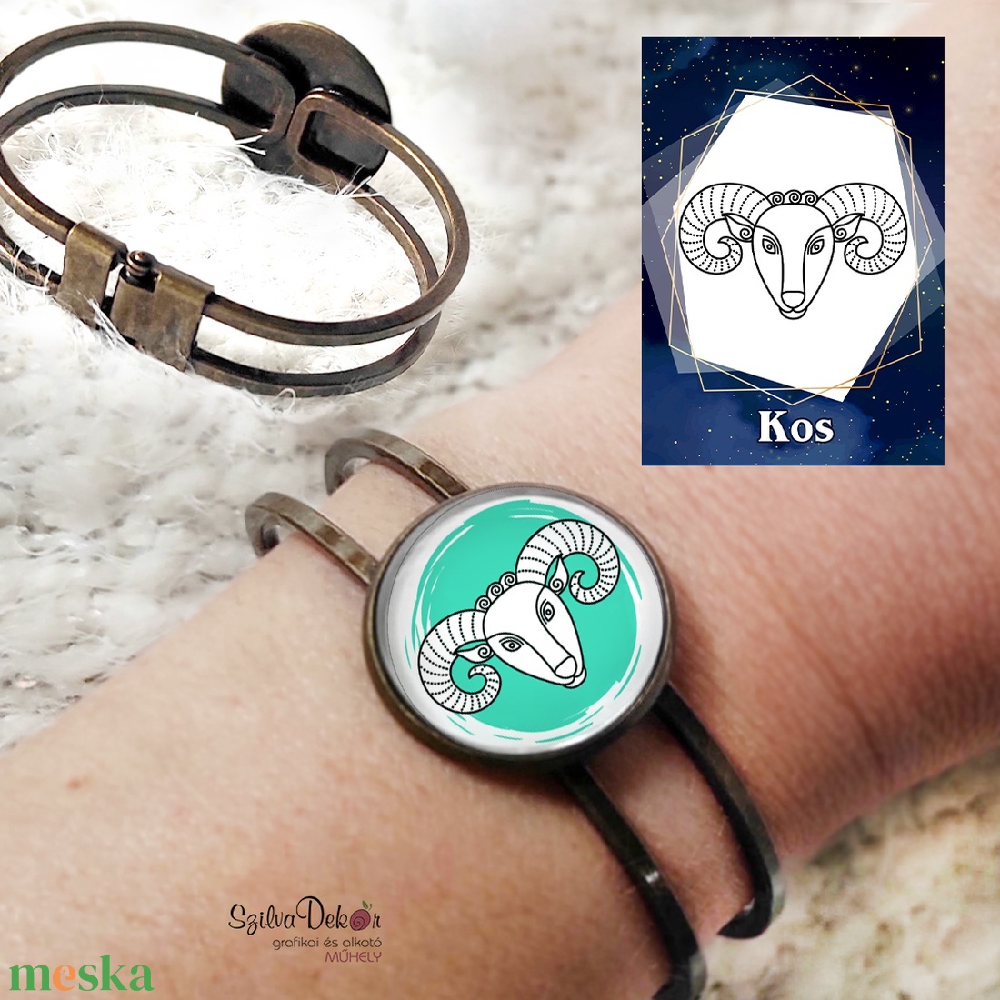 KOS Horoszkópos karkötő - ékszer - karkötő - karperec - Meska.hu
