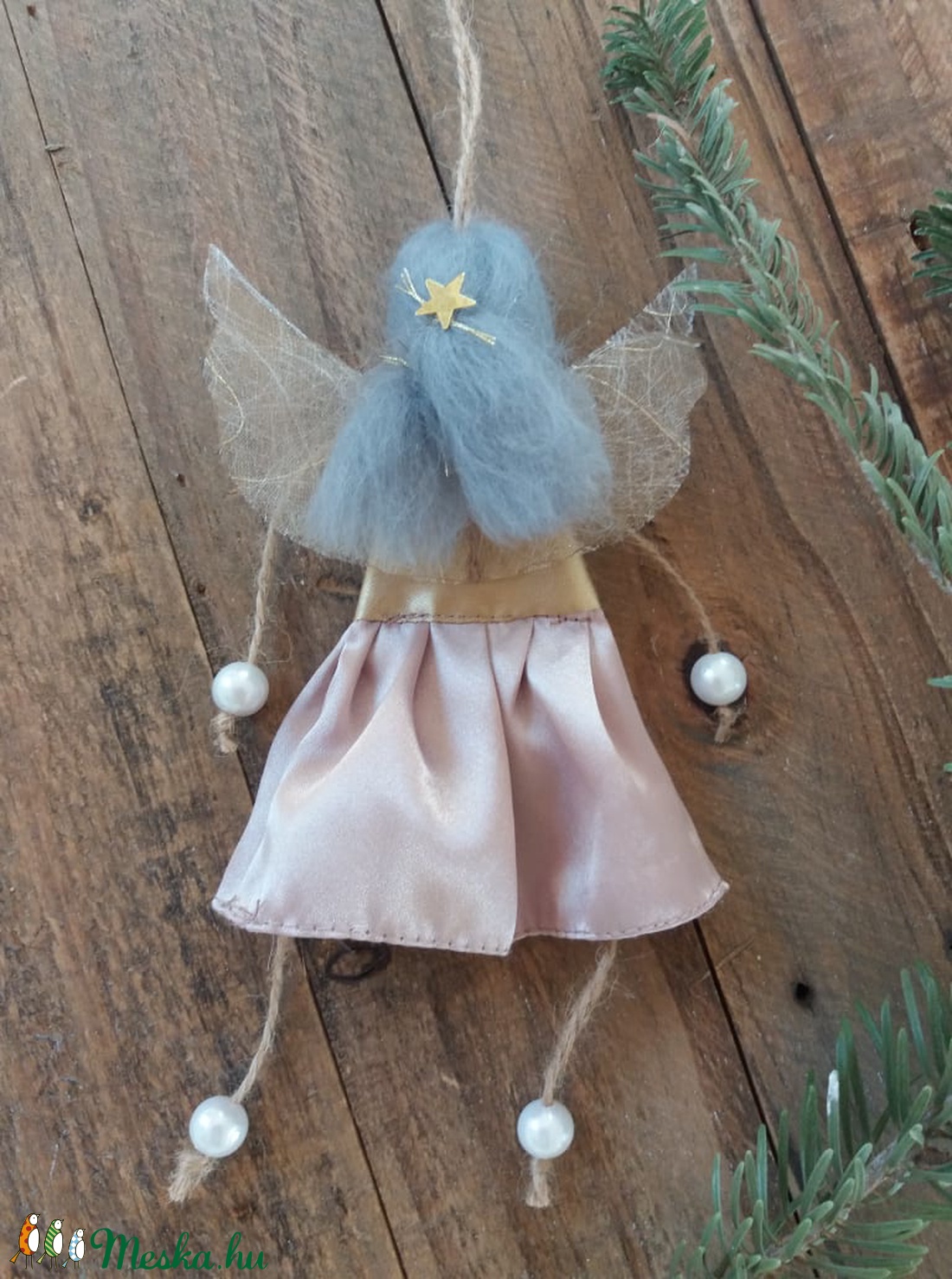 Karácsonyi tündérek... - karácsony - karácsonyi lakásdekoráció - karácsonyfadíszek - Meska.hu