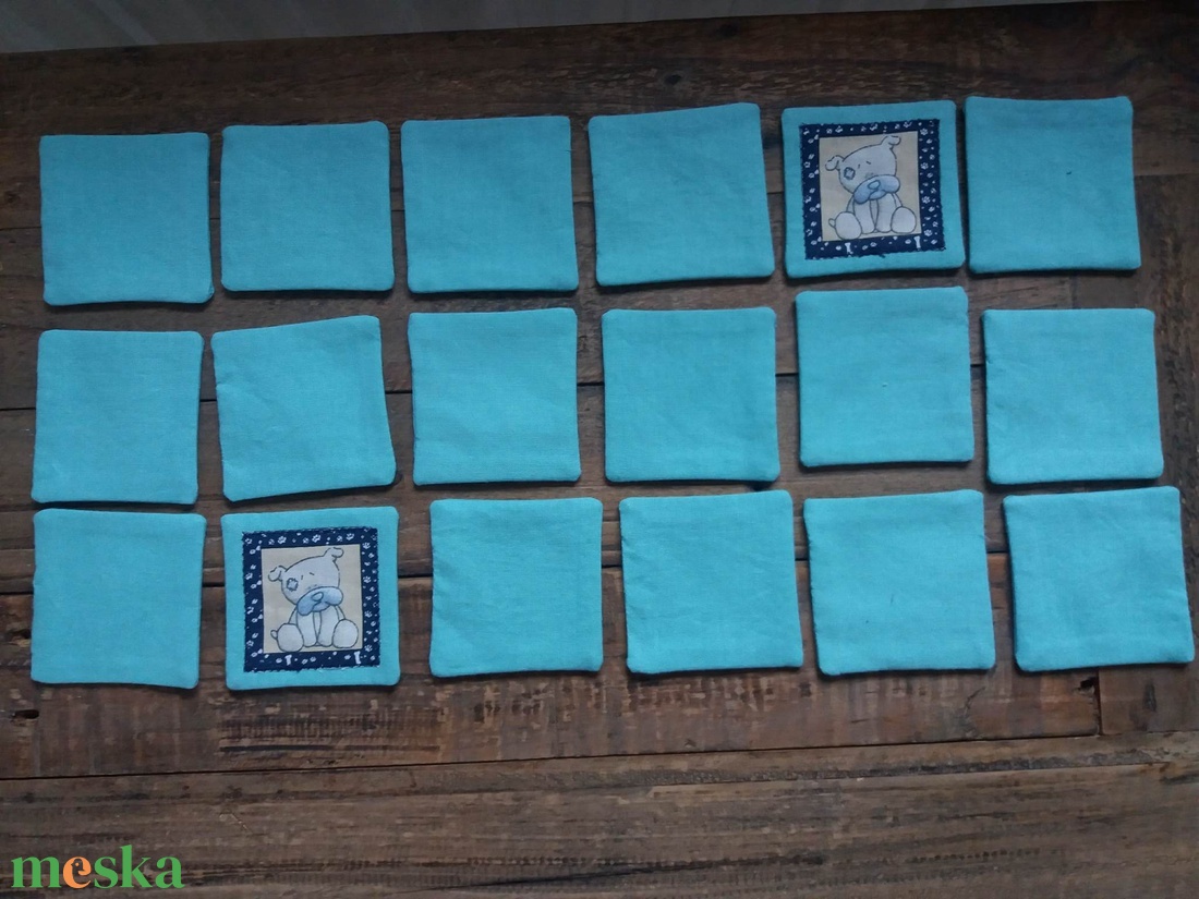 Textil Memória játék... - játék & sport - készségfejlesztő és logikai játék - memória játékok - Meska.hu