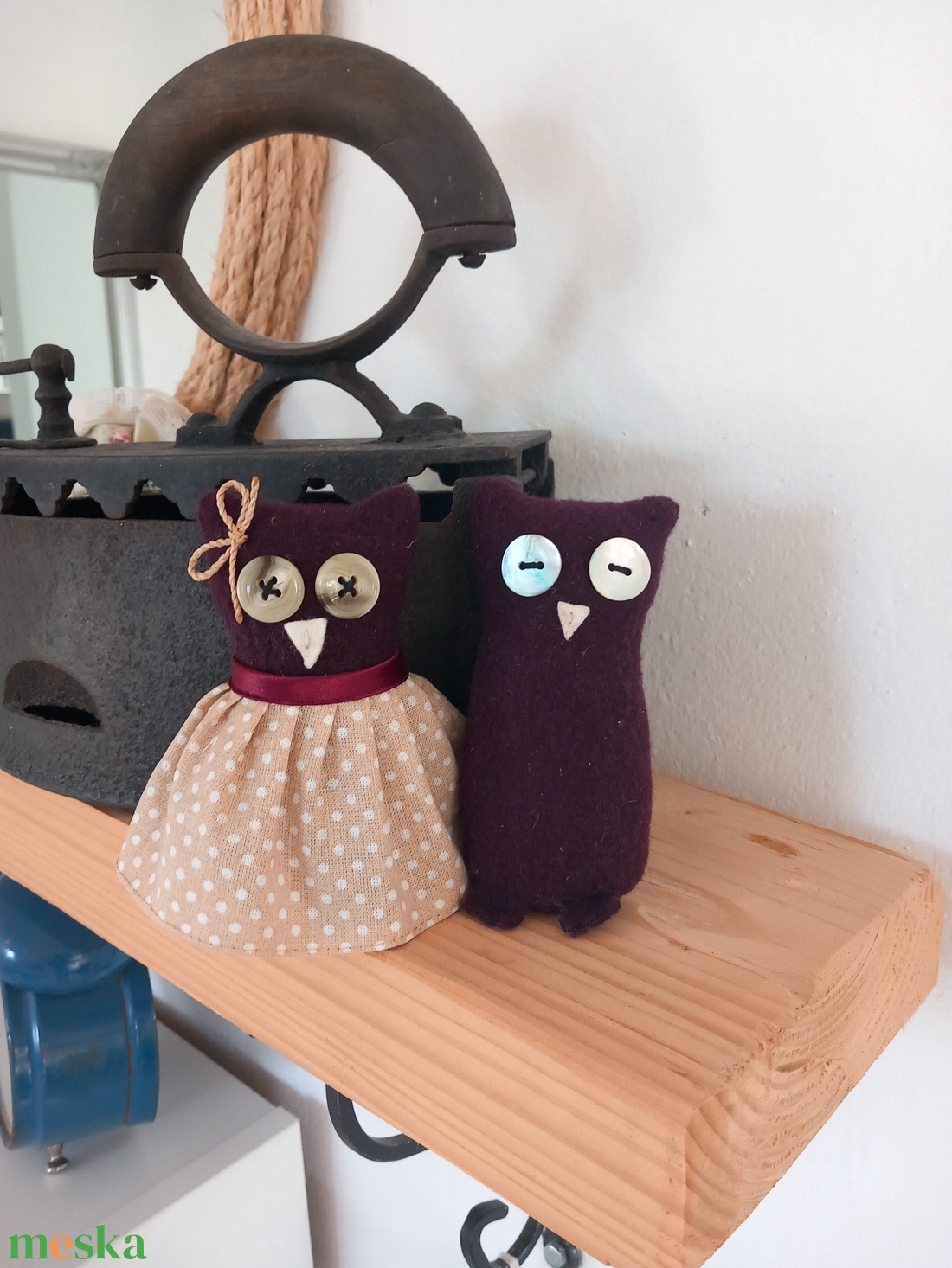 Bagolypár - játék & sport - plüssállat & játékfigura - bagoly - Meska.hu