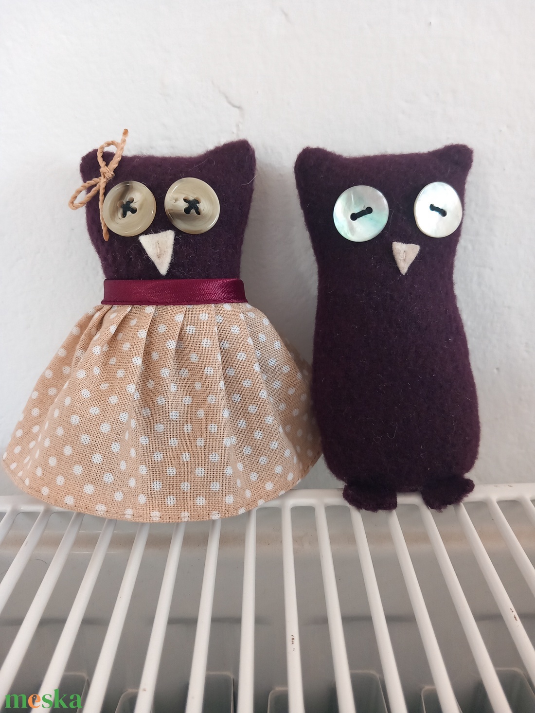 Bagolypár - játék & sport - plüssállat & játékfigura - bagoly - Meska.hu