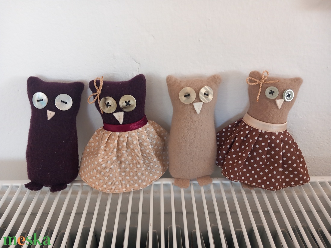 Bagolypár - játék & sport - plüssállat & játékfigura - bagoly - Meska.hu