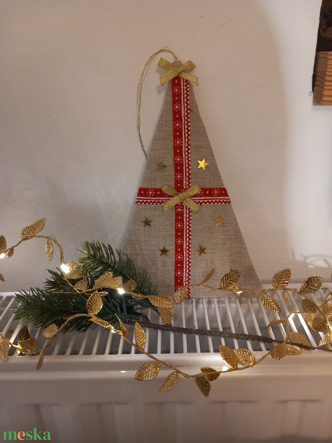 Textilfenyő - karácsony - adventi díszek - adventi ajtódísz - Meska.hu Textilfenyő - karácsony - adventi díszek - adventi ajtódísz - Meska.hu