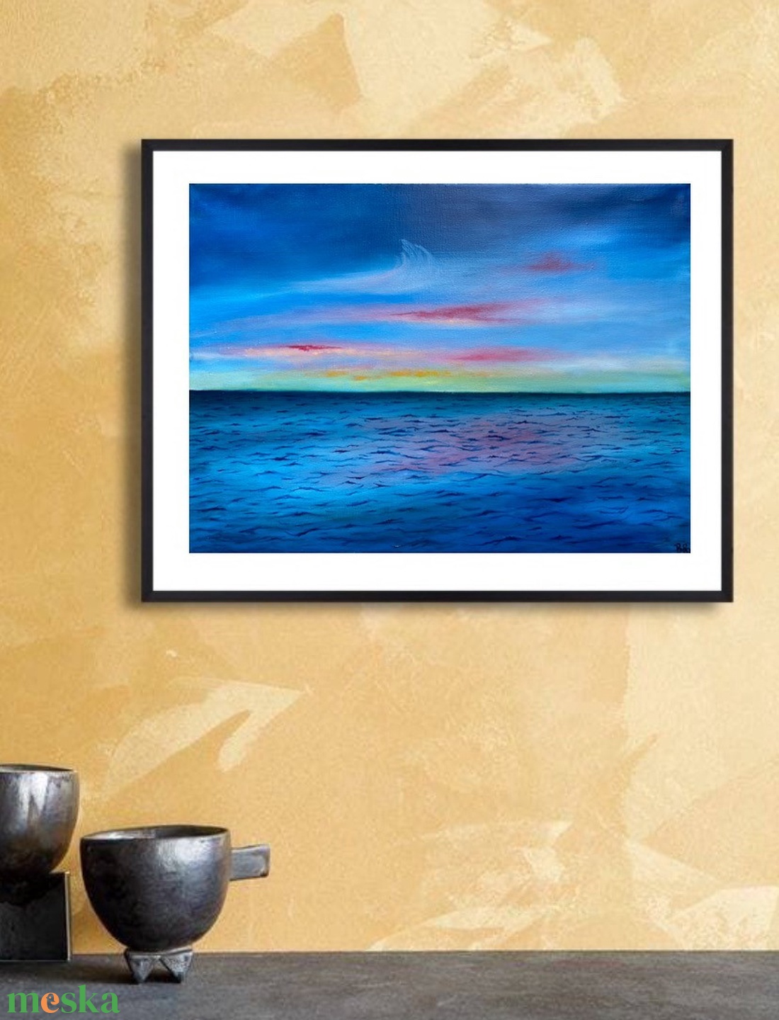 'Boundless Ocean' olajfestmény - művészet - festmény - olajfestmény - Meska.hu