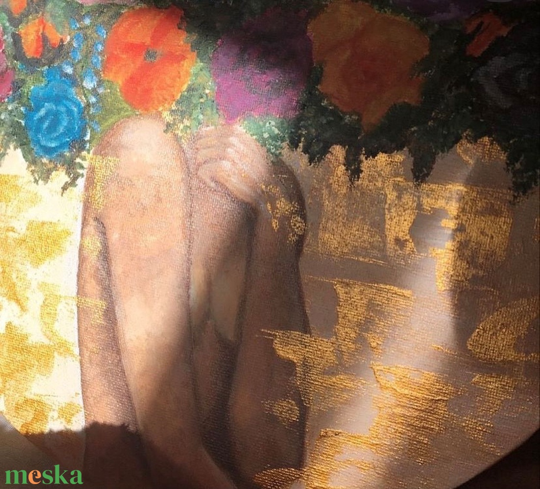 'Shy' akrilfestmény - művészet - festmény - akril - Meska.hu 'Shy' akrilfestmény - művészet - festmény - akril - Meska.hu