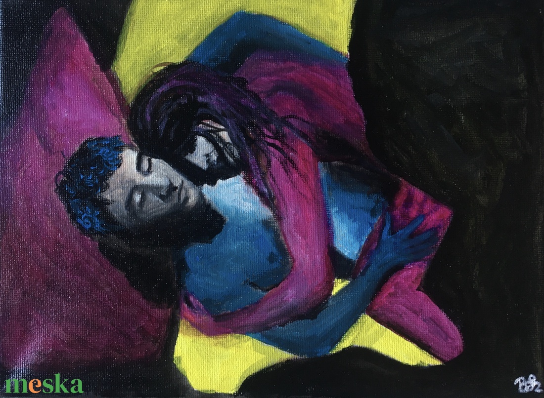 'Be My Valentine' - művészet - festmény - akril - Meska.hu