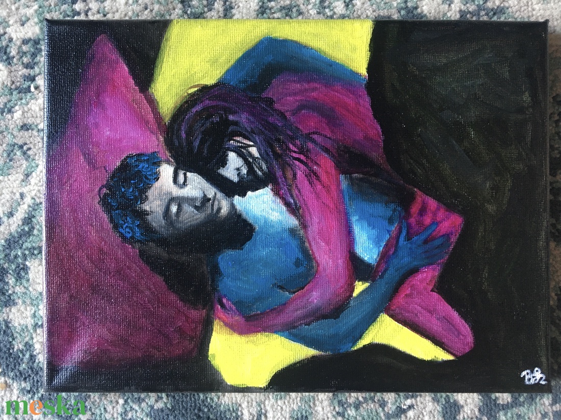 'Be My Valentine' - művészet - festmény - akril - Meska.hu