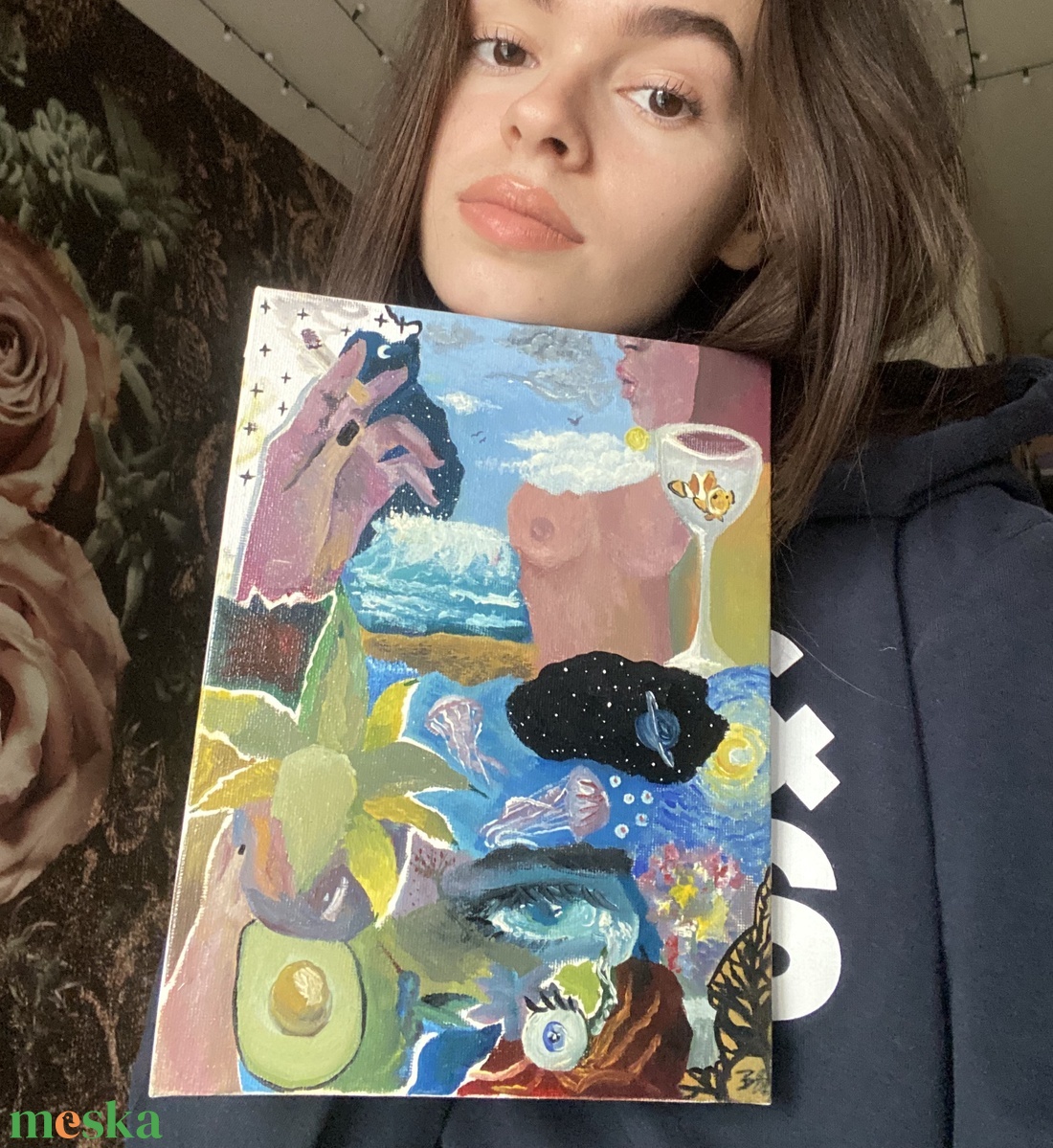 'Mind Blowing' olajfestmény - művészet - festmény - olajfestmény - Meska.hu