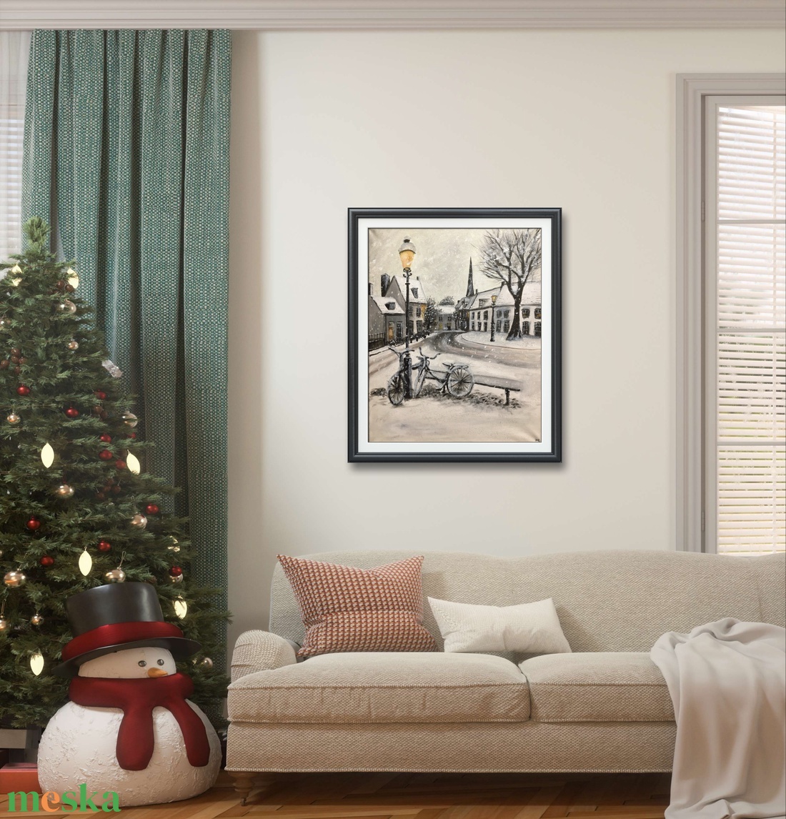 'Havazás' akrilfestmény - művészet - festmény - akril - Meska.hu