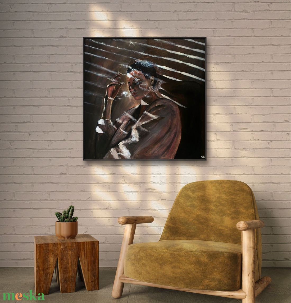 'Füst' akrilfestmény - művészet - festmény - akril - Meska.hu 'Füst' akrilfestmény - művészet - festmény - akril - Meska.hu