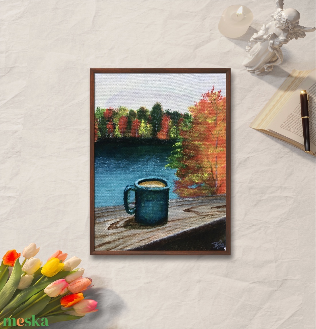 'Autumn Vibes' - művészet - festmény - akril - Meska.hu