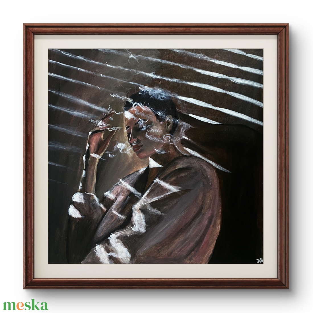 'Füst' akrilfestmény - művészet - festmény - akril - Meska.hu 'Füst' akrilfestmény - művészet - festmény - akril - Meska.hu