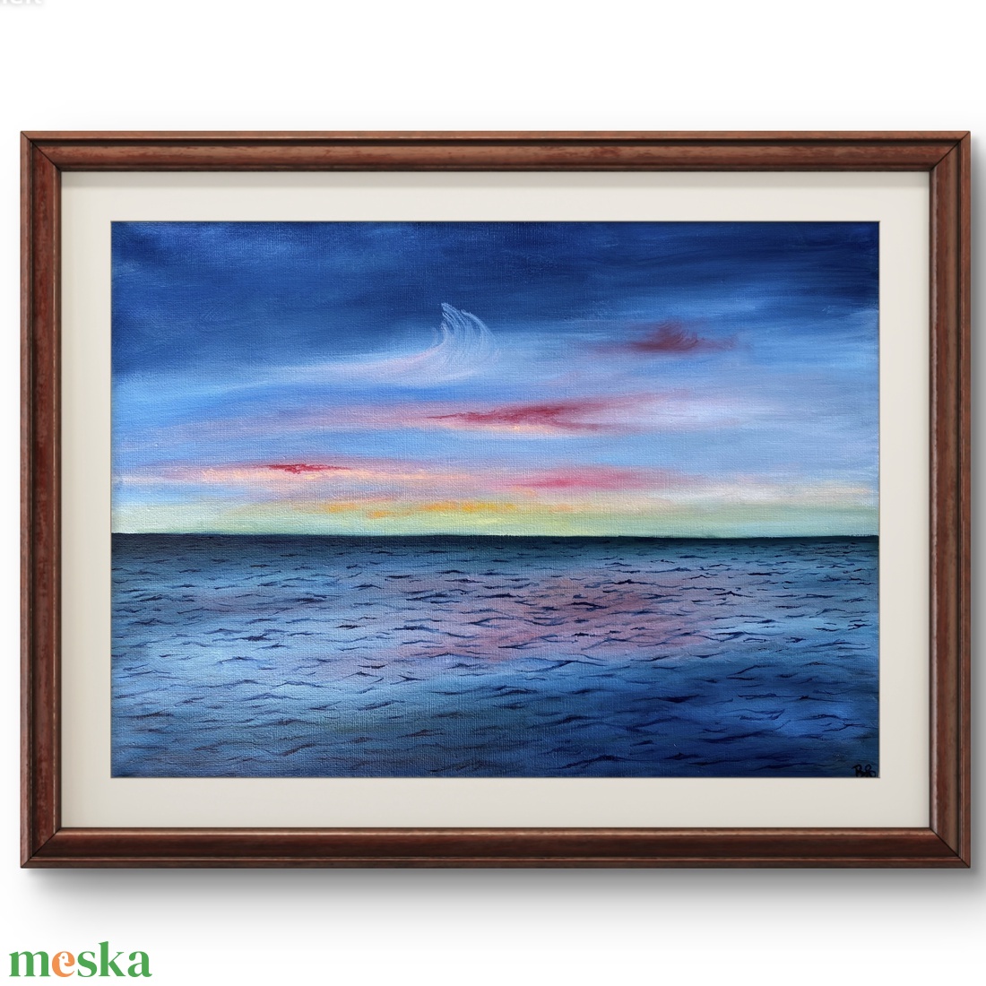 'Boundless Ocean' olajfestmény - művészet - festmény - olajfestmény - Meska.hu