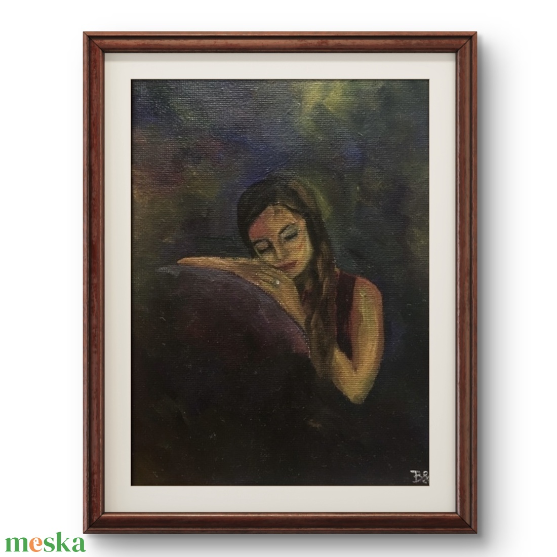 'Magány' olajfestmény - művészet - festmény - olajfestmény - Meska.hu