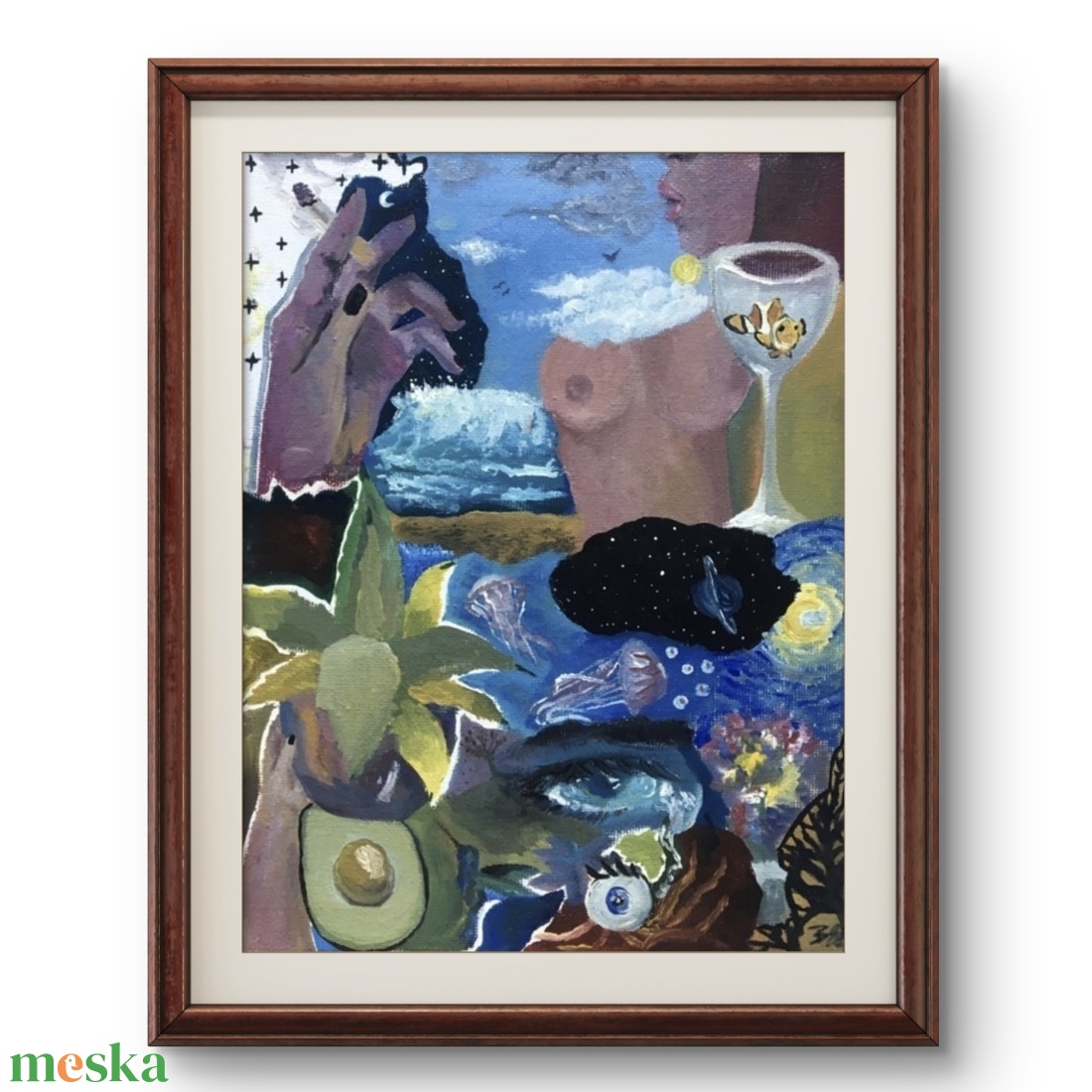 'Mind Blowing' olajfestmény - művészet - festmény - olajfestmény - Meska.hu