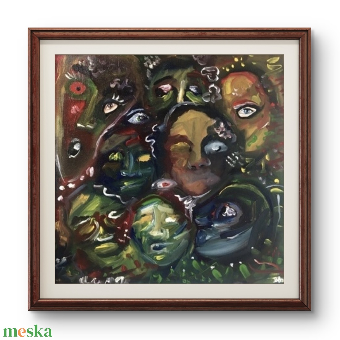 'Friends' - művészet - festmény - olajfestmény - Meska.hu