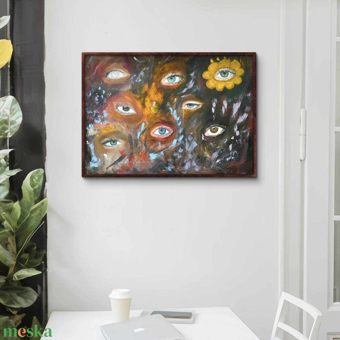 'Íriszek' olaj-és akrilfestmény - művészet - festmény - festmény vegyes technika - Meska.hu