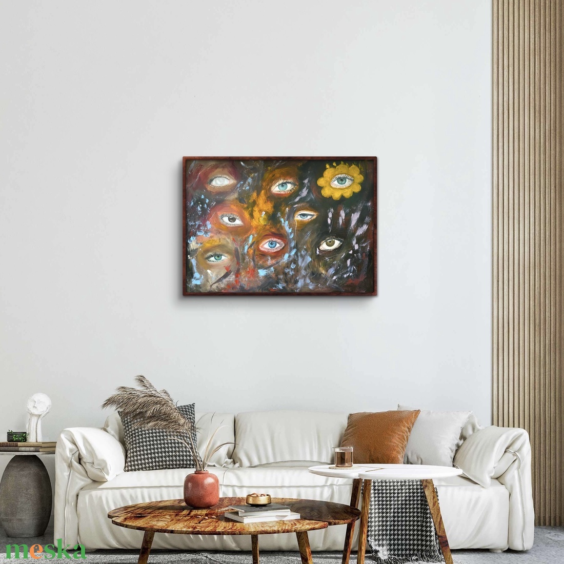 'Íriszek' olaj-és akrilfestmény - művészet - festmény - festmény vegyes technika - Meska.hu