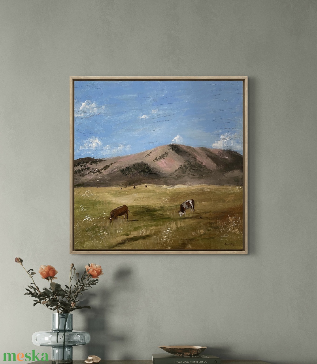 �Legelő� akrilfestmény - művészet - festmény - akril - Meska.hu