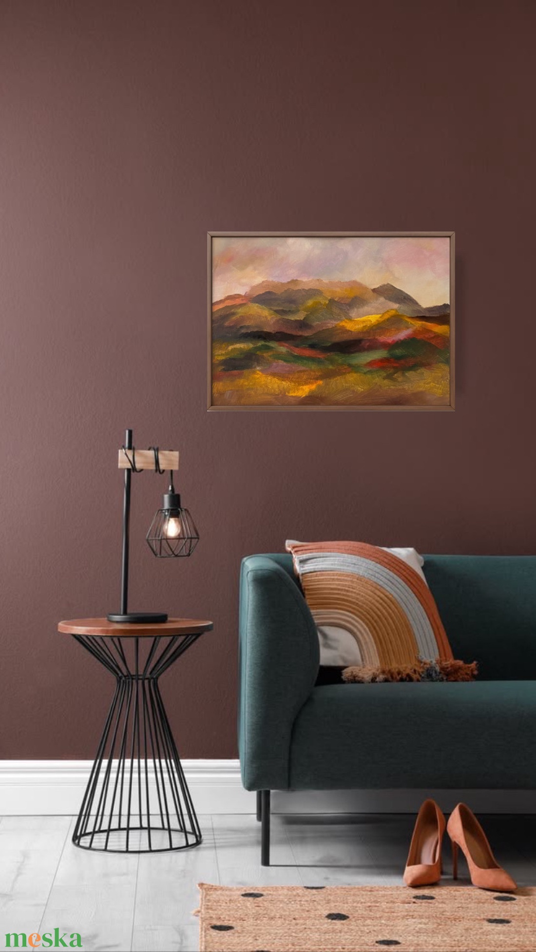 �Fall Dream� absztrakt tájkép - művészet - festmény - akril - Meska.hu