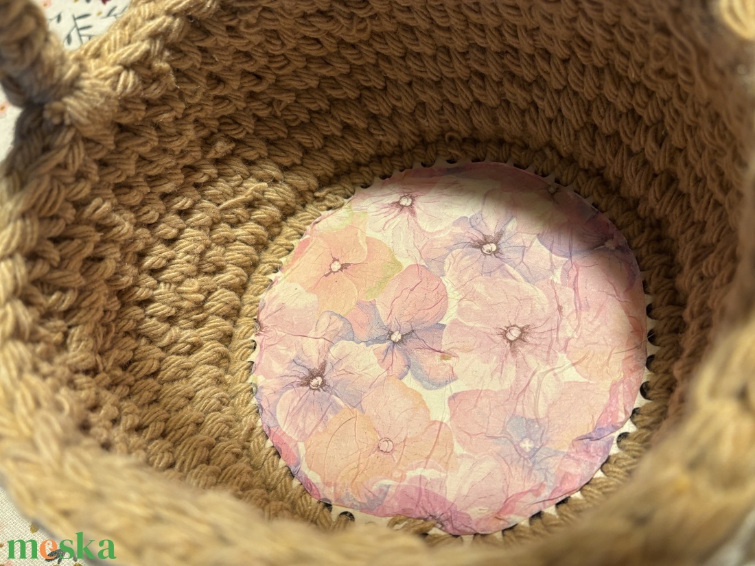 Tavaszi kosárka - otthon & életmód - dekoráció - asztal és polc dekoráció - dekorációs tál, tartó - Meska.hu