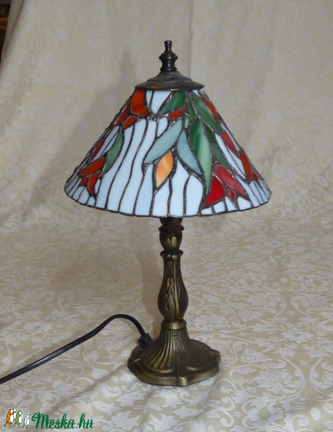 Tiffany üveg lámpa - tulipános - - Meska.hu Tiffany üveg lámpa - tulipános - - Meska.hu