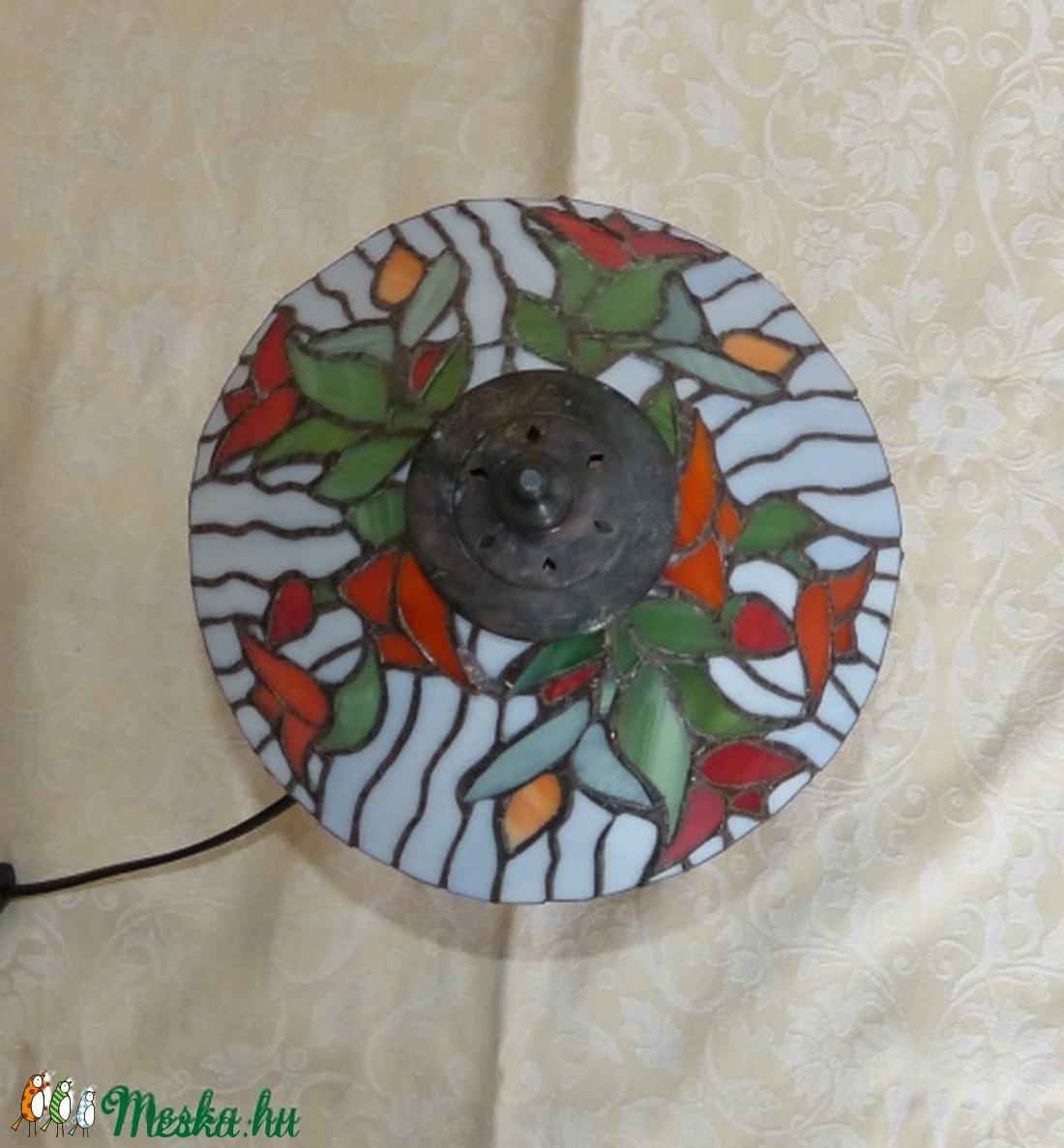 Tiffany üveg lámpa - tulipános - - Meska.hu Tiffany üveg lámpa - tulipános - - Meska.hu