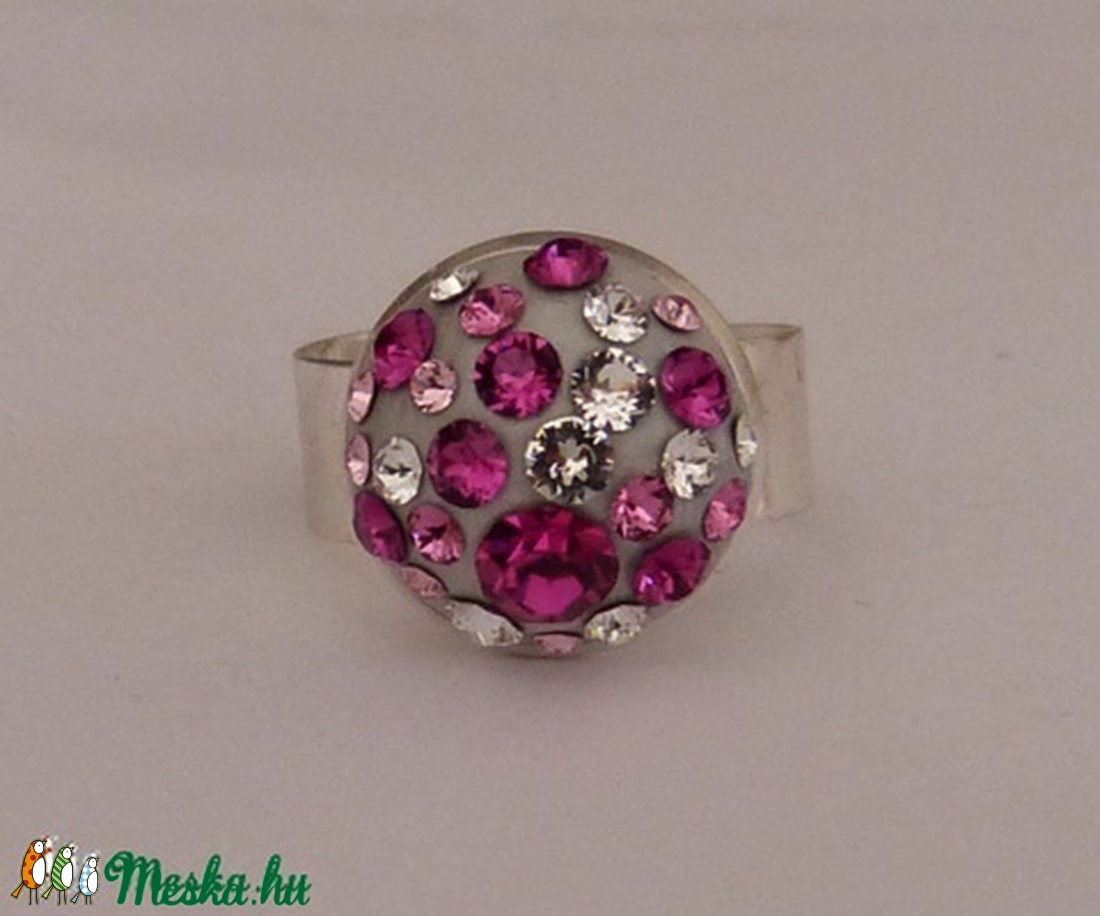 Swarovski kristály gyűrű! - ékszer - gyűrű - többköves gyűrű - Meska.hu Swarovski kristály gyűrű! - ékszer - gyűrű - többköves gyűrű - Meska.hu