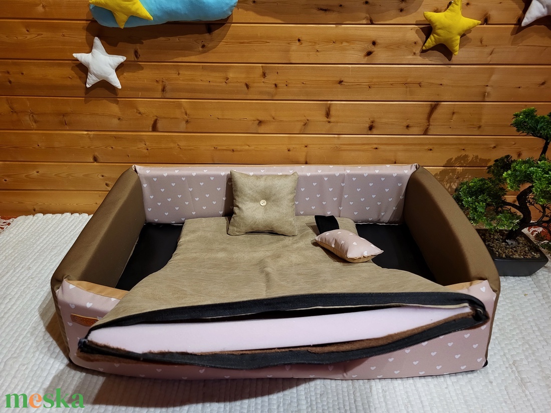 Új, víz, szőr és kaparásálló, lehúzható és mosható kutyafekhely, kutyaágy - otthon & életmód - kisállatoknak - kutyáknak - kutya fekhelyek, házak - Meska.hu