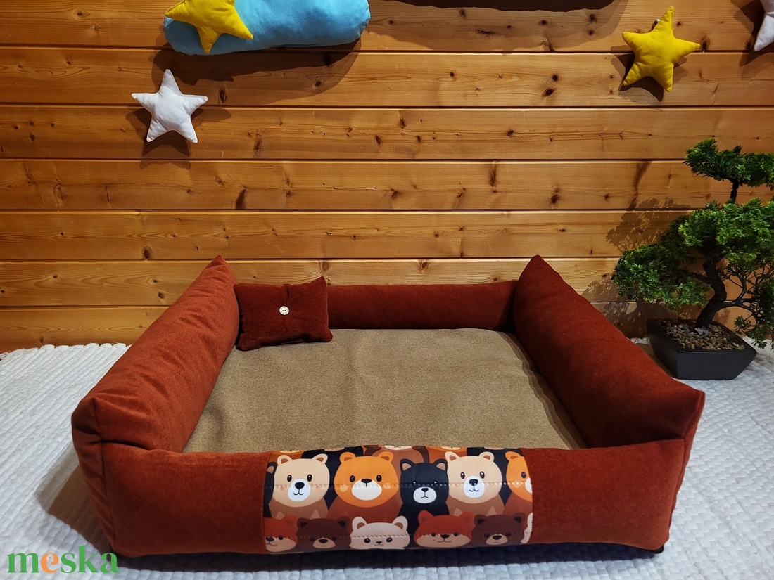 Lehúzható és mosható kárpitszövetes kutyafekhely - otthon & életmód - kisállatoknak - kutyáknak - kutya fekhelyek, házak - Meska.hu