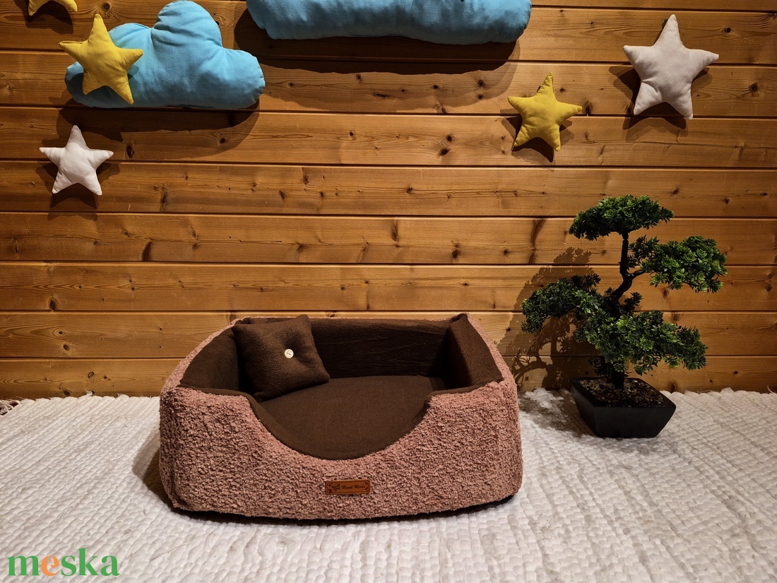 Memóriahabos, víz, szőr és kaparásálló, lehúzható és mosható kutyafekhely, kutyaágy - otthon & életmód - kisállatoknak - kutyáknak - kutya fekhelyek, házak - Meska.hu