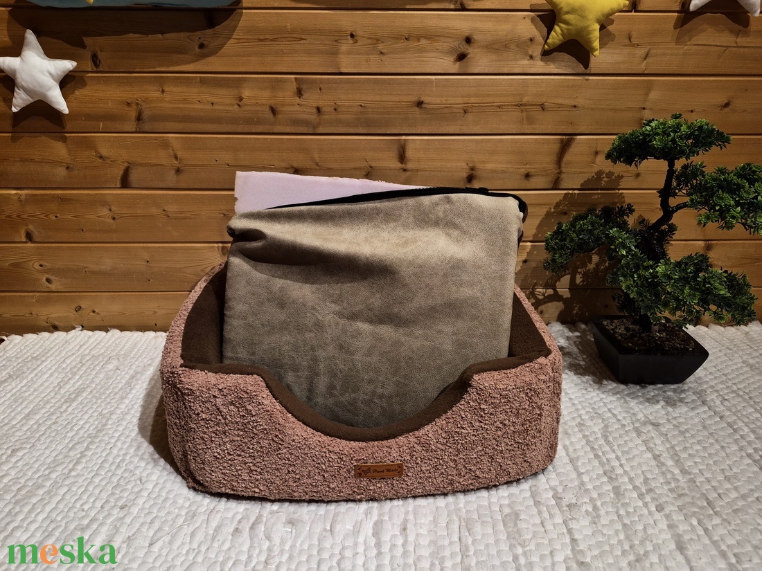 Memóriahabos, víz, szőr és kaparásálló, lehúzható és mosható kutyafekhely, kutyaágy - otthon & életmód - kisállatoknak - kutyáknak - kutya fekhelyek, házak - Meska.hu