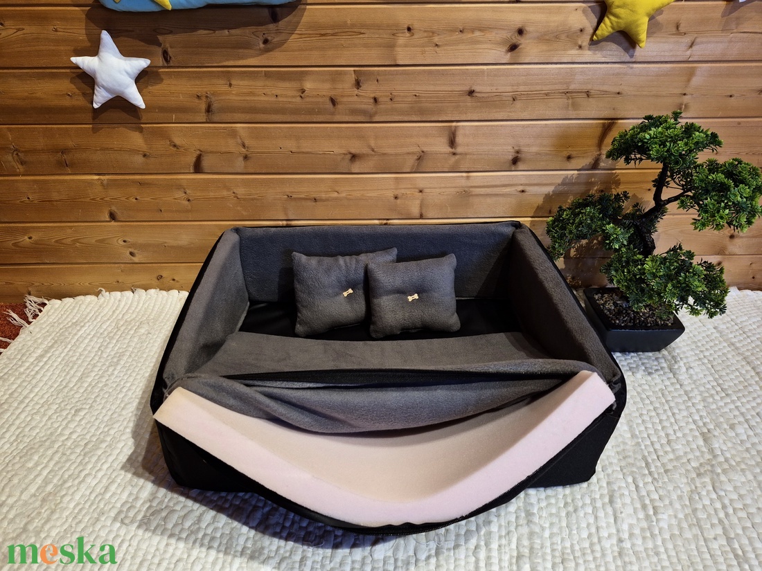 Memóriahabos, víz, szőr és kaparásálló, lehúzható és mosható kutyafekhely, kutyaágy - otthon & életmód - kisállatoknak - kutyáknak - kutya fekhelyek, házak - Meska.hu