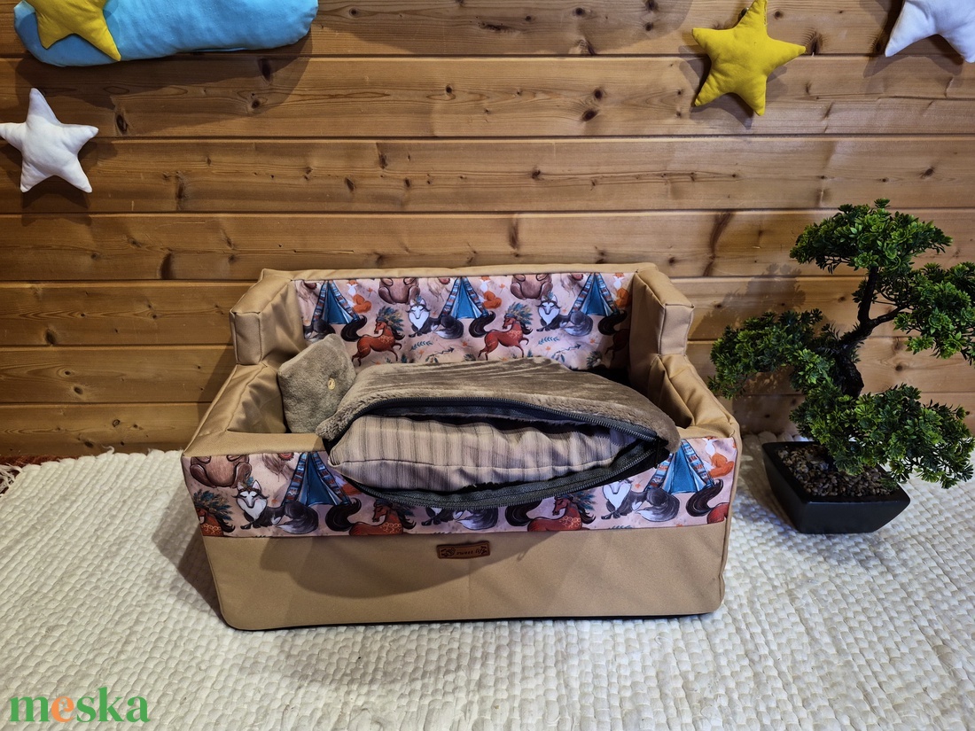 Memóriahabos, víz, szőr és kaparásálló, lehúzható és mosható kutyafekhely, kutyaágy - otthon & életmód - kisállatoknak - kutyáknak - kutya fekhelyek, házak - Meska.hu