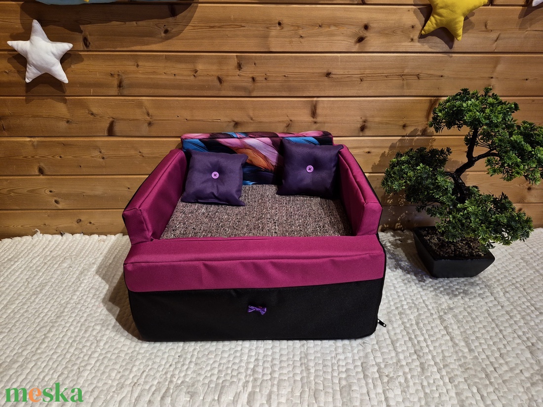 Memóriahabos, víz, szőr és kaparásálló, lehúzható és mosható kutyfaekhely - otthon & életmód - kisállatoknak - kutyáknak - kutya fekhelyek, házak - Meska.hu