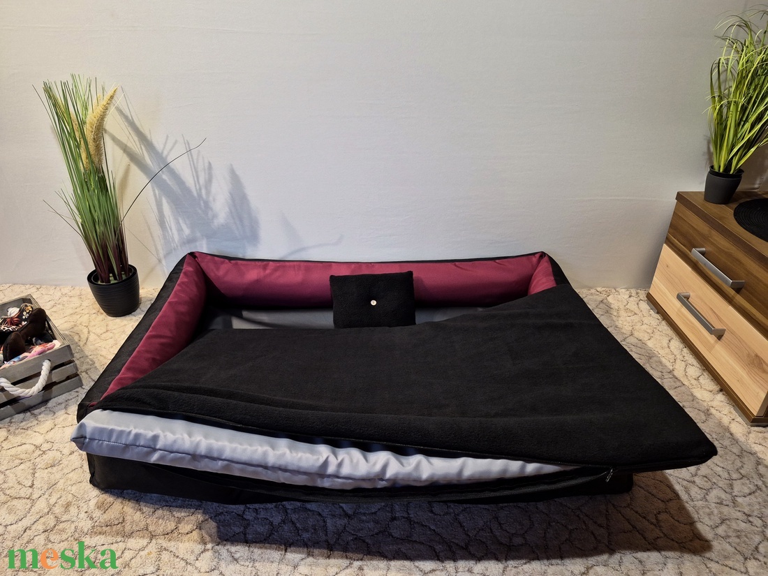 VÍz, szőr és kaparásálló, lehúzható és mosható kutyafekhely, kutyaágy - otthon & életmód - kisállatoknak - kutyáknak - kutya fekhelyek, házak - Meska.hu