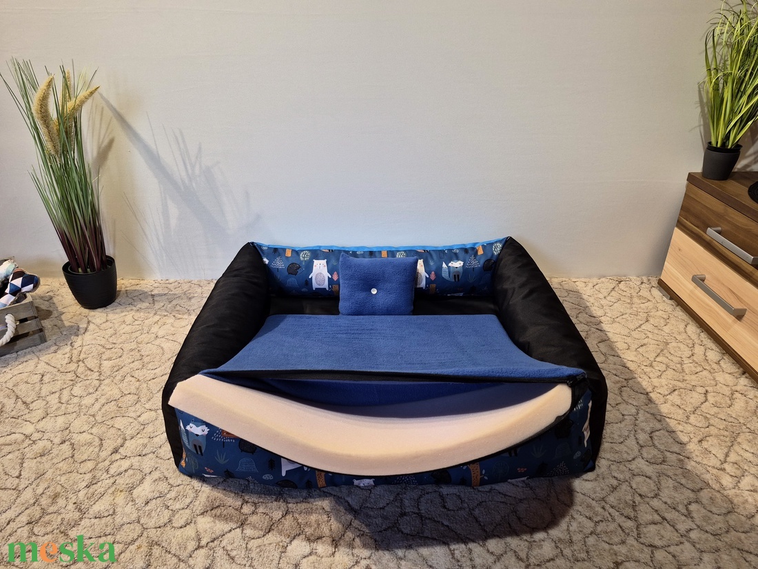 VÍz, szőr és kaparásálló, lehúzható és mosható kutyafekhely, kutyaágy - otthon & életmód - kisállatoknak - kutyáknak - kutya fekhelyek, házak - Meska.hu