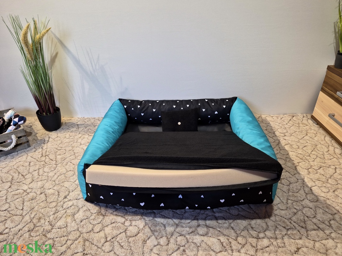 VÍz, szőr és kaparásálló, lehúzható és mosható kutyafekhely, kutyaágy - otthon & életmód - kisállatoknak - kutyáknak - kutya fekhelyek, házak - Meska.hu