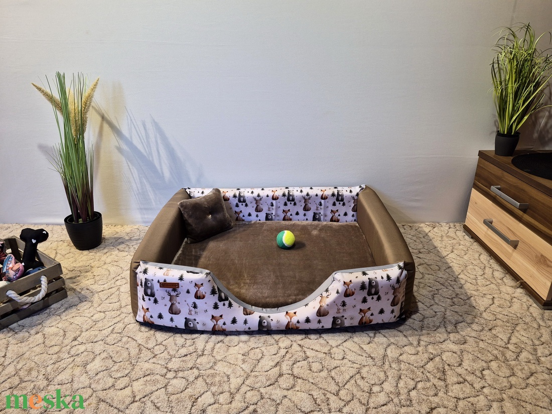 Memóriahabos, víz, szőr és kaparásálló, lehúzható és mosható kutyafekhely, kutyaágy - otthon & életmód - kisállatoknak - kutyáknak - kutya fekhelyek, házak - Meska.hu