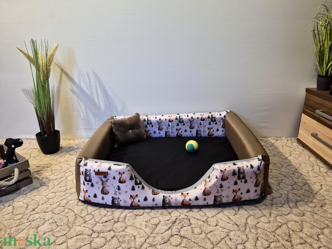 Memóriahabos, víz, szőr és kaparásálló, lehúzható és mosható kutyafekhely, kutyaágy - otthon & életmód - kisállatoknak - kutyáknak - kutya fekhelyek, házak - Meska.hu