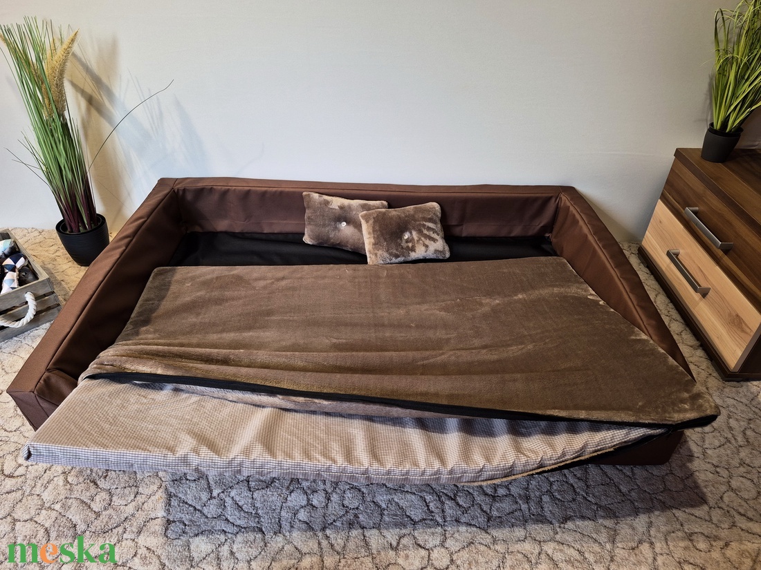 Víz, szőr és kaparásálló, megfordítható, lehúzható és mosható kutyafekhely, kutyaágy - otthon & életmód - kisállatoknak - kutyáknak - kutya fekhelyek, házak - Meska.hu