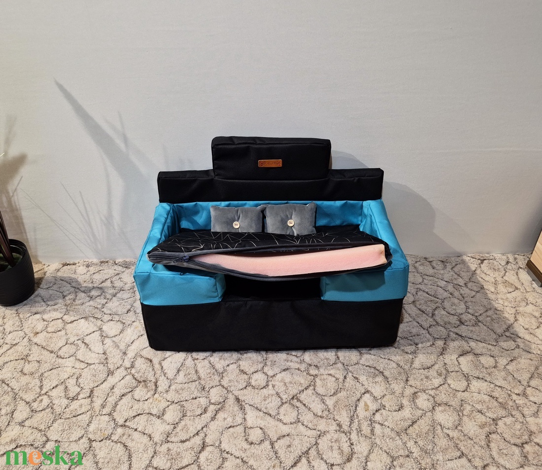 VÍz, szőr és kaparásálló, lehúzható és mosható kutyafekhely, kutyaágy - otthon & életmód - kisállatoknak - kutyáknak - kutya fekhelyek, házak - Meska.hu