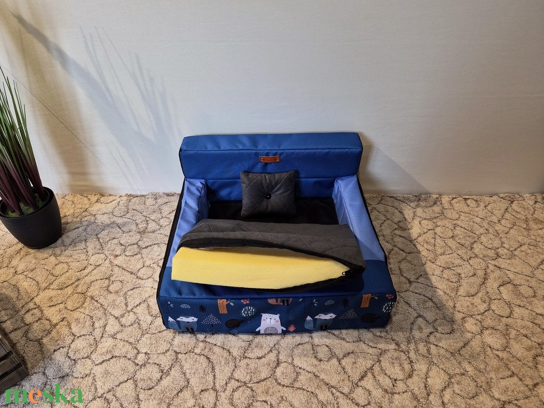 Új, memóriahabos, lehúzható és mosható víz, szőr és kaparásálló kutyafekhely, kutyaágy - otthon & életmód - kisállatoknak - kutyáknak - kutya fekhelyek, házak - Meska.hu